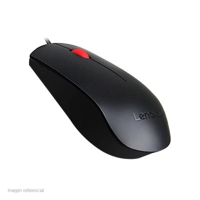 MOUSE óPTICO LENOVO ESSENTIAL, 1600 DPI, USB, NEGRO, PRESENTACIóN EN CAJA. - LENOVO ESSENTIAL USB MOUSE