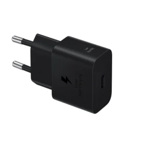 ADAPTADOR DE CARGA RáPIDA USB-C (25W) CON CABLE, COLOR NEGRO - TRAVEL ADAPTER 25W (TA+CABLE)