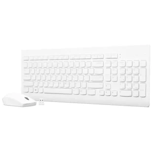 KIT DE TECLADO + MOUSE COMBO, LENOVO 510, INALáMBRICO, COLOR BLANCO - LENOVO 510 WIRELESS KB+MS WHTE