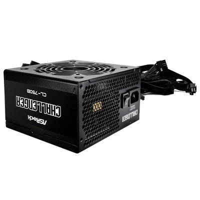 FUENTE DE ALIMENTACIóN ASROCK, 750W, ATX, 80 PLUS BRONZE. - PSU AR 750W NM 80+B CL-750B