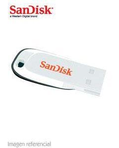 USB SANDISK 16GB CRUZER WHITE