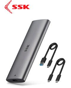 ENCLOSURE TF SSD M.2 NVME USBC