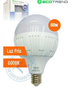 BULB LIGHT 60W ALUMINUM 6000K
