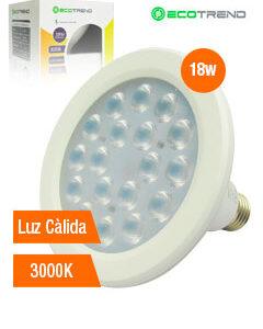 BULB LIGHT 18W ALUMINUM 3000K