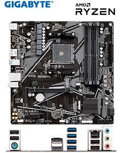 MB GB B550M K AM4 S/V/L DDR4