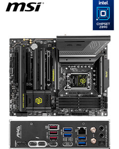 MOTHERBOARD MSI MAG Z890 TOMAHAWK WIFI, CHIPSET INTEL Z890, LGA 1851, HDMI,, ATX - MB MS MAG Z890 TOMAHAWK WF DR5