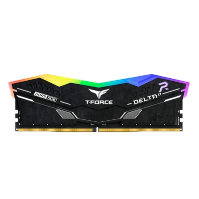 MEMORIA TEAMGROUP T-FORCE DELTA BLACK RGB, 16GB (1X16GB) DDR5-6000MHZ, CL38, 1.25V - MEM RAM 16G TF DELT RGB 6.00GZ