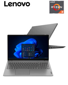 NOTEBOOK LENOVO V15 G4 AMN 15.6" FHD TN AMD RYZEN 3 7320U 2.4 / 4.1GHZ, 8GB LPDDR5-4800MHZ - NB LEN V15 R3-7320U/8/256/FREE