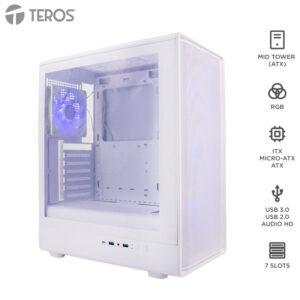 CASE GM ATX  TE1329 WHITE