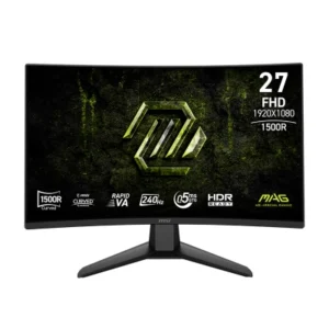 MONITOR CURVO GAMER MSI MAG 274CFX24, 27" FHD, 240HZ, 0.5MS, HDMI, DP, HEADPHONE-OUT - MON 27 MS 274CF X24 FHD 240HZ