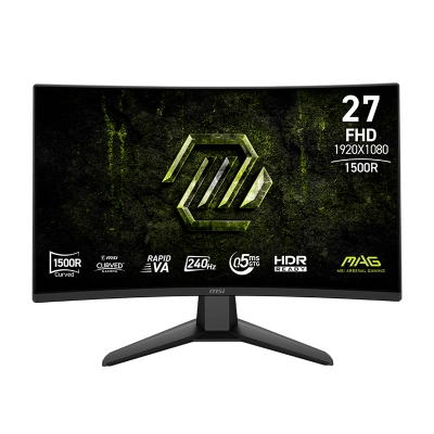 MONITOR CURVO GAMER MSI MAG 274CFX24, 27" FHD, 240HZ, 0.5MS, HDMI, DP, HEADPHONE-OUT - MON 27 MS 274CF X24 FHD 240HZ