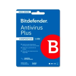 BITDEFENDER ANTIVIRUS PLUS - LICENCIA DE 1 AñO PARA UN DISPOSITIVO - BD PLUS 1 PC 12M BLISTER
