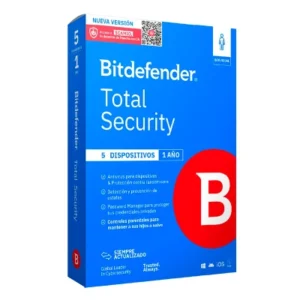 BITDEFENDER TOTAL SECURITY - LICENCIA DE 1 AñO PARA 5 DISPOSITIVOS - BD TOTAL SEC 5 DISP 12M
