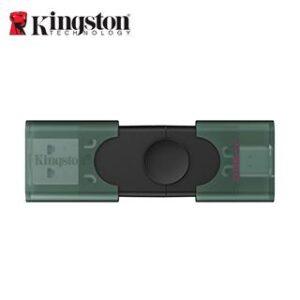 MEMORIA FLASH USB KINGSTON DATATRAVELER DUO, 256GB USB 3.2 GEN 1, COLOR NEGRO MATE - USB KT DT DUOG2 256GB 3.2 GEN1