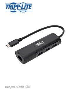 HUB 3 PRTOS USB C / 1 RED RJ4