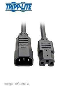 CABLE DE ALIMENTACIóN TRIPP-LITE P018-010, IEC C14 A IEC C15, 15A, 110-250V, 3.05MTS. - HEAVY DUTY COMPUTER POWER CORD