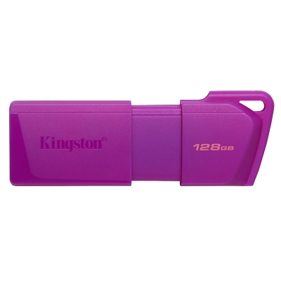 MEMORIA FLASH USB KINGSTON DATATRAVELER EXODIA M, 128GB, INTERFAZ: USB 3.2 GEN 1, MORADO - USB DTXM NEON 128GB PURPLE