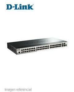 SWITCH SMARTPRO D-LINK DGS-1510-52X, 48 RJ-45 LAN GBE, 4 PUERTOS 10G SFP+. - 52-PORTS GIGABIT - 48-PORTS GI