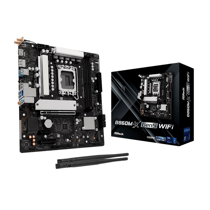 - MB AR B860M-X GEN5 WIFI DDR5