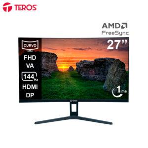 MONITOR CURVO TEROS TE-2734S, 27" FHD VA, 144HZ, 1MS, HDMI, DP, AUDIO OUT - MON TE 27\'' FHD 144HZ 1MS CV