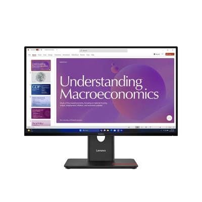 MONITOR LENOVO THINKVISION T24D-40, 23.8" 1920X1080 WLED IPS HDMI/DP/RJ-45/RAVEN BLACK - MON LE 23.8 T24D-40/HDMI/DP/US