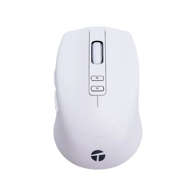 MOUSE INALáMBRICO TEROS TE-1250AI , 2.4GHZ, 8 BOTONES, IA, DPI 3200, USB, BT - AI MOUSE WIRELESS TE1250AI WHI