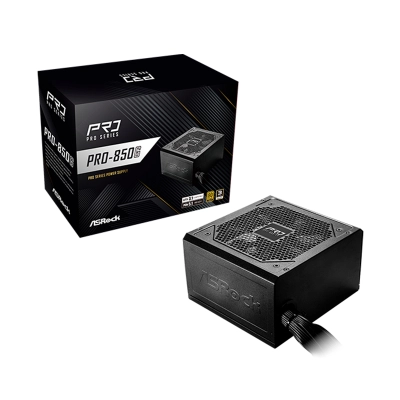FUENTE DE ALIMENTACIóN ASROCK, PRO-850G, 850 W, ATX, 80 PLUS GOLD. - PSU AR PRO-850G 80+ GOLD