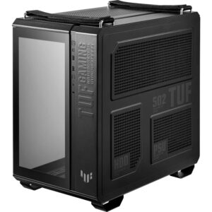 CASE ASUS TUF GAMING GT502, MID-TOWER DE DOBLE CáMARA (DUAL CHAMBER), COLOR NEGRO - CS AS GT502 FV ARGB FAN BLACK