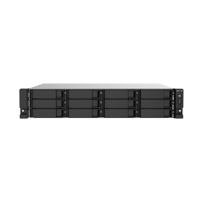 SERVIDOR NAS QNAP TS-1273AU-RP-8G, AMD RYZEN V1500B 4C/8T 2.2G, 8GB DDR4, 12 X 3.5" SATA - QNAP TS-1273AU-RP 12 BAY