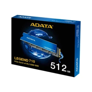 UNIDAD EN ESTADO SOLIDO (SSD) ADATA LEGEND 710 512GB PCIE GEN 3.0 X4 M.2 2280 - SSD ADATA LEGEND710 512GB NVME