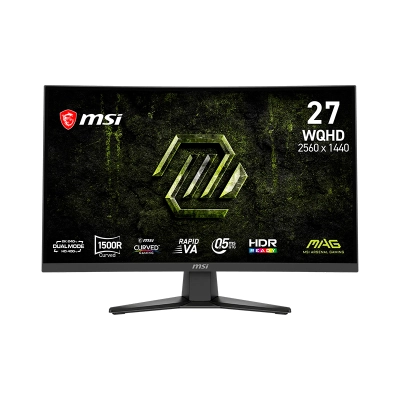 MONITOR CURVO MSI MAG 275CQDF X24, 27" WQHD VA/240HZ/HDMIX2/DP/HEADPHONE-OUT - MON 27 MS MAG 275CQDF X24 240H