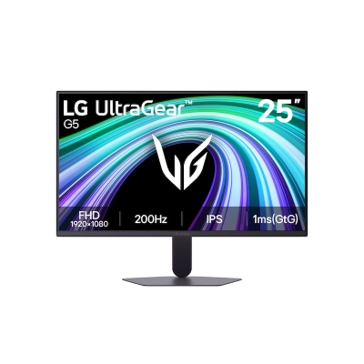 MONITOR LG ULTRAGEAR G5 25G523B, 24.5”/FHD/IPS/200HZ/HDMI/DP/SALIDA_AURICULARES (3.5MM) - MON LG 25 GAM UG 25G523B