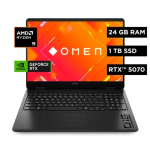 NOTEBOOK HP OMEN GAMING 16-AP0007LA, 16" 2K IPS AMD RYZEN 9 8940HX HASTA 5.3GHZ, 24GB DDR5 - NBG OMN 16 R9-8 24 1T V6G W11