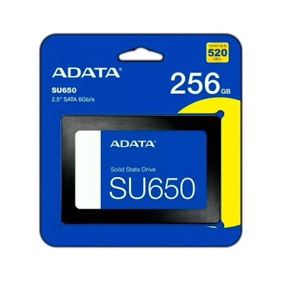 UNIDAD EN ESTADO SOLIDO (SSD) ADATA ULTIMATE SU650 256GB SATA 6GB/S (SATA III), 2.5", ECC - SSD ADATA SU650 256GB SATA