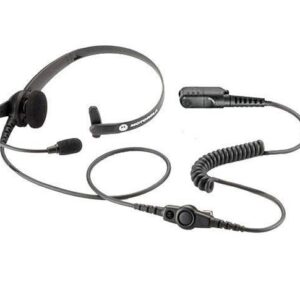 AURICULAR LIVIANO PARA UN SOLO OÍDO ESTILO DIADEMA CON MICRÓFONO DE BRAZO Y PTT EN LÍNEA
