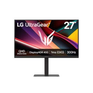 MONITOR LG GAMER ULTRAGEAR G6, 27G640A-B/27" QHD/IPS/300HZ/HDMIX2/DP/USB-C/SPEAKER(5WX2) - MON LG GAM UG 27 300HZ 1MS