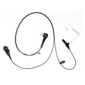 KIT DE VIGILANCIA DE 2 CABLES CON TUBO RANSLÚCIDO DE DESCONEXIÓN RÁPIDA, NEGRO