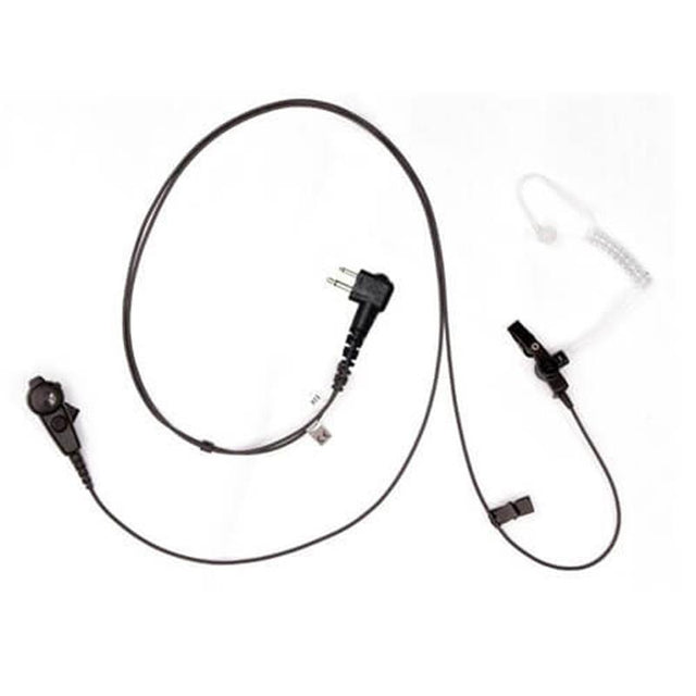 KIT DE VIGILANCIA DE 2 CABLES CON TUBO RANSLÚCIDO DE DESCONEXIÓN RÁPIDA, NEGRO