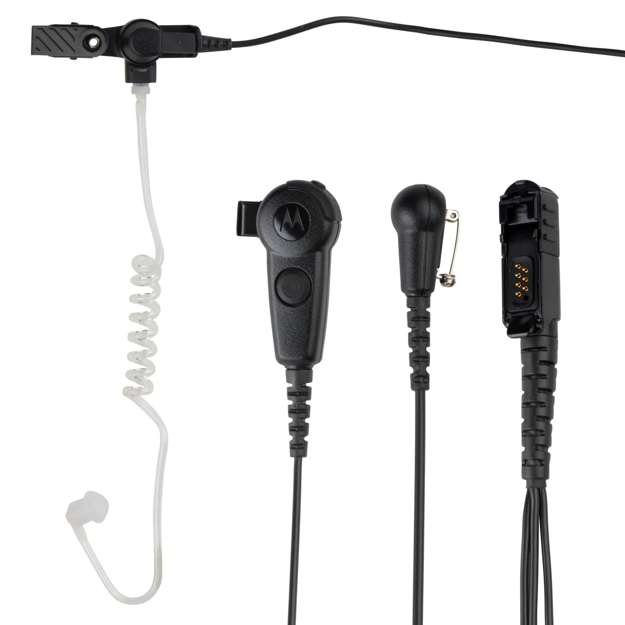 KIT DE VIGILANCIA IMPRES CON 3 CABLES Y TUBO TRANSLÚCIDO CON DESCONEXIÓN RÁPIDA, NEGRO