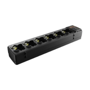 CARGADOR MÚLTIPLE PARA RADIOS TLK100, TLK110 Y SERIES SL. CAPACIDAD PARA CARGAR HASTA 6 RADIOS O BATERÍAS SIMULTÁNEAMENTE.