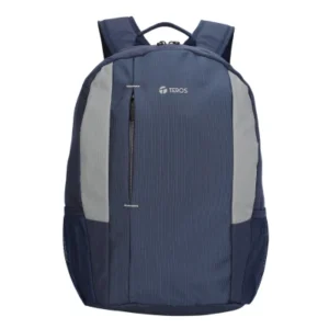 MOCHILA TEROS TE-9040BL, PARA LAPTOPS DE HASTA 15.6", COLOR AZUL CON GRIS - BACKPACK TEROS BLUE