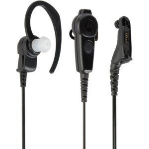 AURICULAR TIPO VIGILANCIA IMPRES 3 CABLES CON TUBO ACÚSTICO TRANSPARENTE Y PTT PARA RADIOS MOTOROLA XPR APX