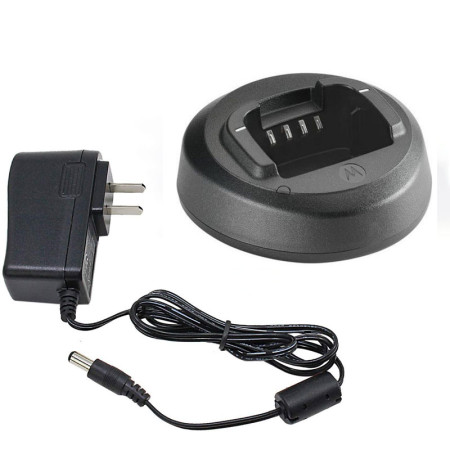 CARGADOR INDIVIDUAL RÁPIDO PARA RADIOS EP350 Y DEP250. INCLUYE BASE CARGADORA Y FUENTE DE ALIMENTACIÓN.