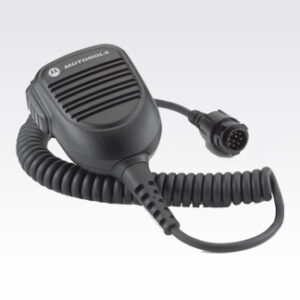 MICRÓFONO PARLANTE DE MANO CON BOTÓN PTT Y CABLE ESPIRAL PARA RADIOS MÓVILES MOTOROLA GM300 GM338 GM340 CM200 CM300