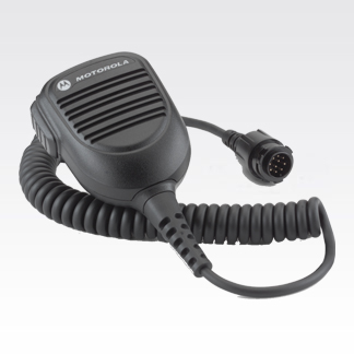 MICRÓFONO PARLANTE DE MANO CON BOTÓN PTT Y CABLE ESPIRAL PARA RADIOS MÓVILES MOTOROLA GM300 GM338 GM340 CM200 CM300