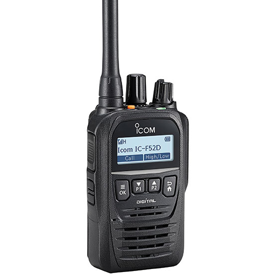 RADIO PORTÁTIL DIGITAL UHF ICOM IC-F62D - 5 W, 512 CANALES