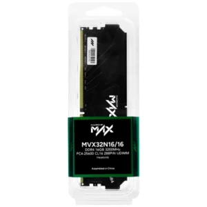 MEMORIA UDIMM MACROVIP MAX, MVX32N16/16, 16GB DDR4-3200MHZ PC4-25600, CL16, 288-PIN - MEM RAM 16G MV MAX 3.20G DDR4