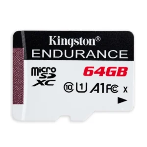 TARJETA DE MEMORIA KINGSTON ENDURANCE 64GB MICROSDXC, 95R/30W, C10/A1/UHS-I (SOLO TARJETA) - MICROSD KT 64GB ENDURANCE