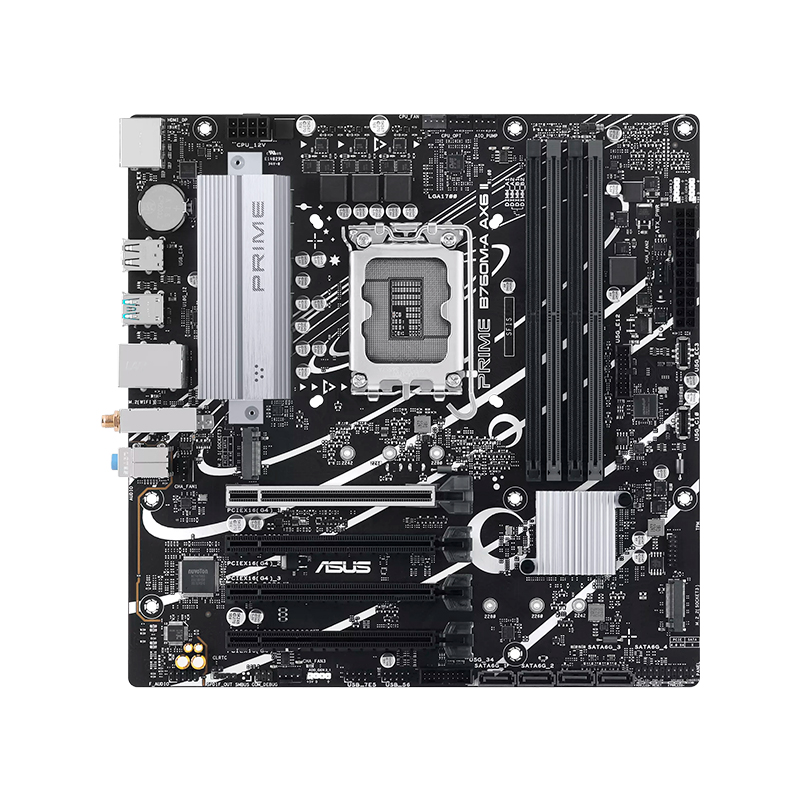 PLACA MADRE ASUS PRIME B760M-A AX6 II, INTEL B760, LGA1700, DDR5, WIFI 6, MATX - MB AS PRIME B760M-A AX6 II DR5