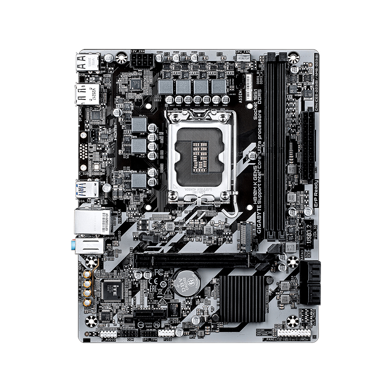 MOTHERBOARD GIGABYTE H810M K GEN5, CHIPSET INTEL H810, SOCKET INTEL LGA1851, MICRO ATX - MB GB H810M K GEN5 S/V/L DDR5